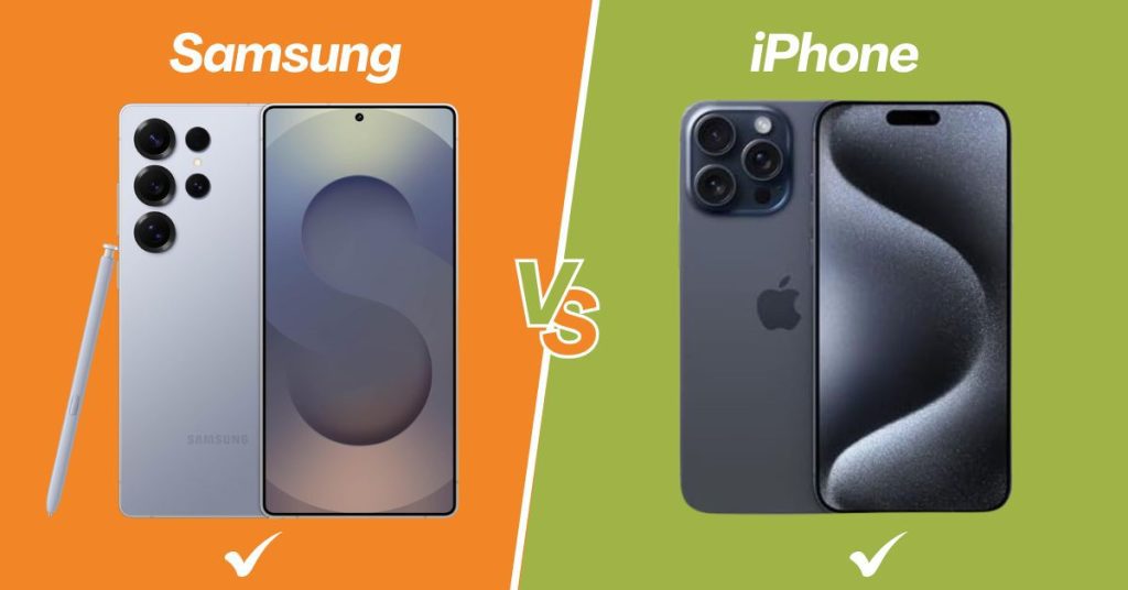 samsung vs iphone comparison